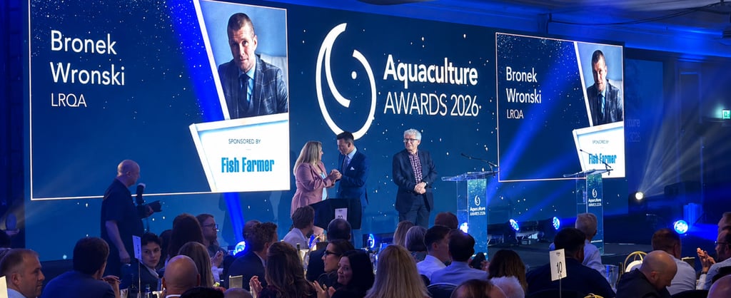 Bronek wins award at the aqua culture event 2026