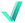 Blue tick symbol